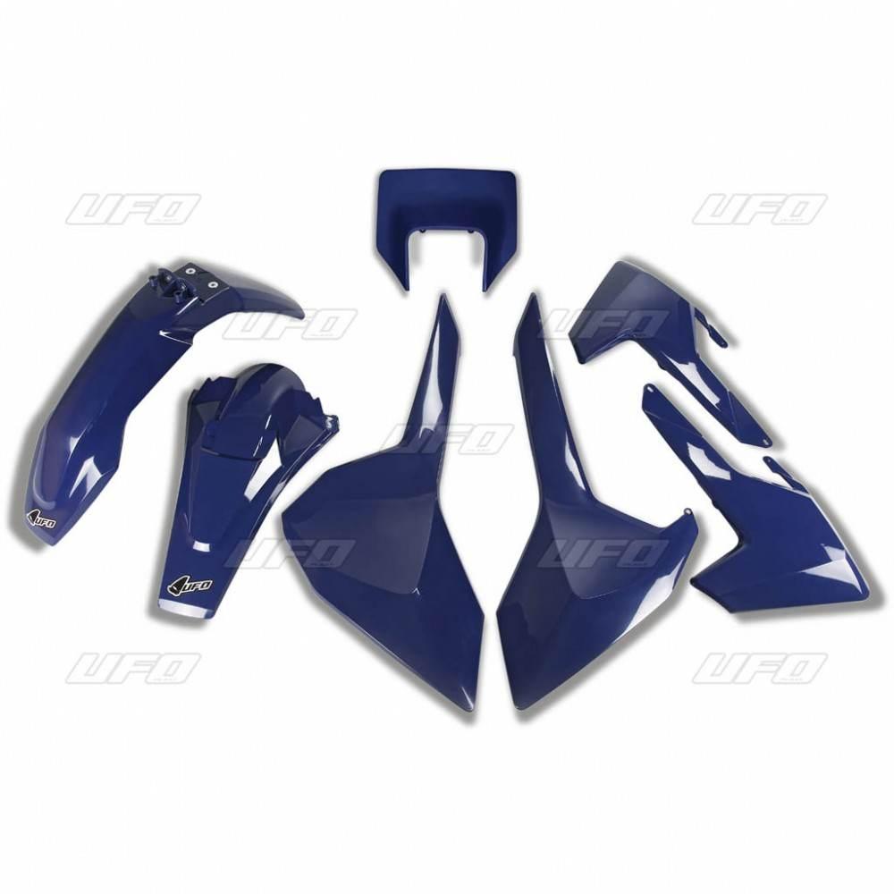 Ufo Komplet Plastików Husqvarna Tx/Te/Fe '17-'19 Z Osłoną Lampy Kolor Grana