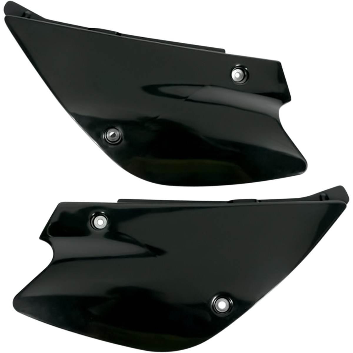 Ufo Boczki Tylne Kawasaki Kx 80 '98-'00, Kx 85 '01-'12 Kolor Czarny