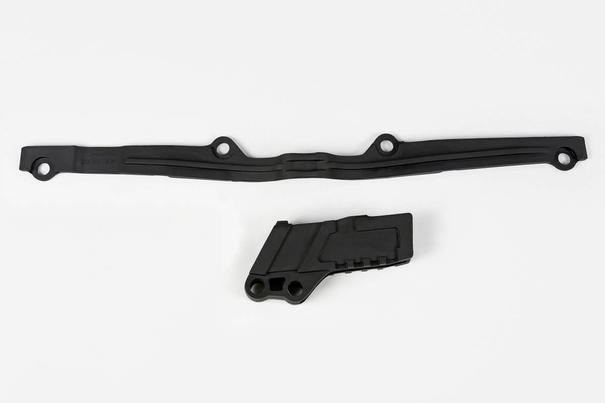 Ufo Komplet Ślizg Ka03703001 + Prowadnica Ka03750001 Łańcucha Kawasaki Kx 1