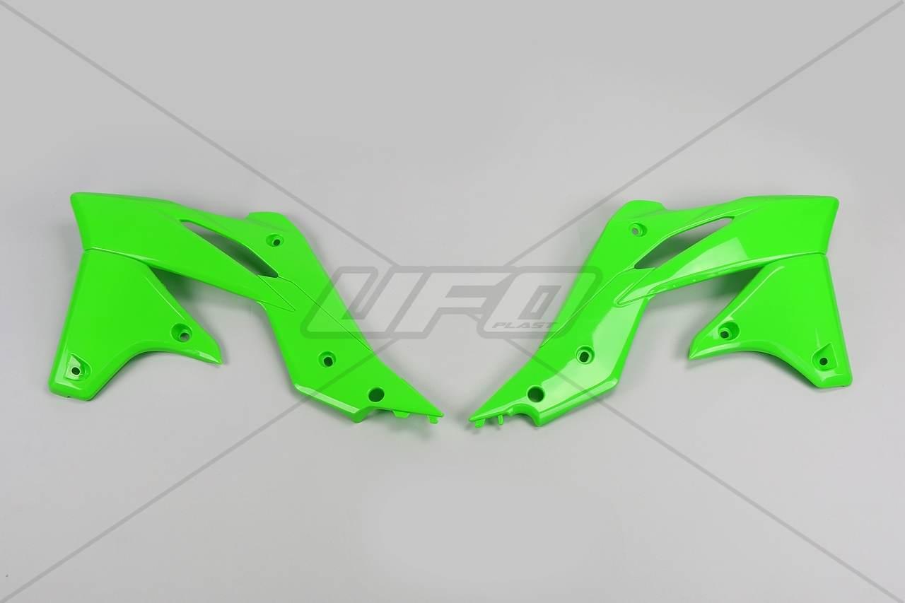 Ufo Osłony Chłodnicy Kawasaki Kxf 250 '13-'16 Kolor Zielony