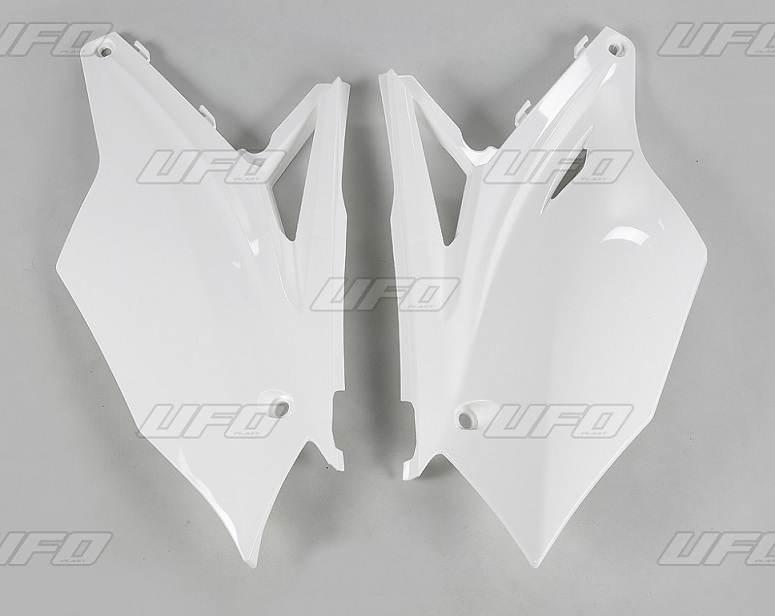 Ufo Boczki Tylne Kawasaki Kxf 450 '16-'17, Kolor Biały