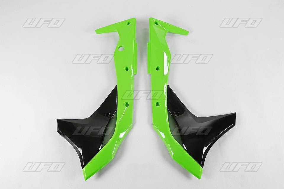 Ufo Osłony Chłodnicy Kawasaki Kxf 250 '17-'20 Kolor Oem '17-'18 I '20 Zielo