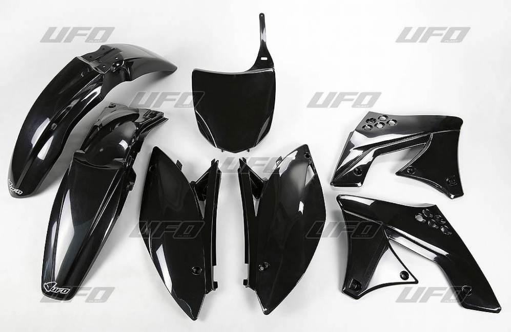 Ufo Komplet Plastików Kawasaki Kxf 250 '09-'12 Kolor Czarny Ka212E001