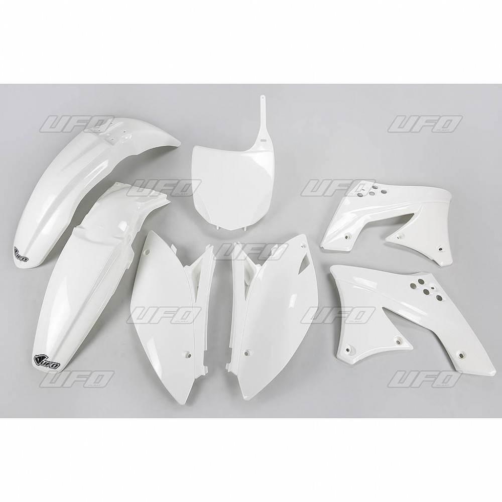 Ufo Komplet Plastików Kawasaki Kxf 250 '09- '12 Kolor Biały Ka212E047
