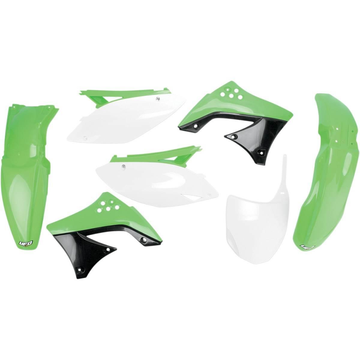 Ufo Komplet Plastików Kawasaki Kxf 450 '09-'11 Kolor Oem '09 Zielony/Czarny