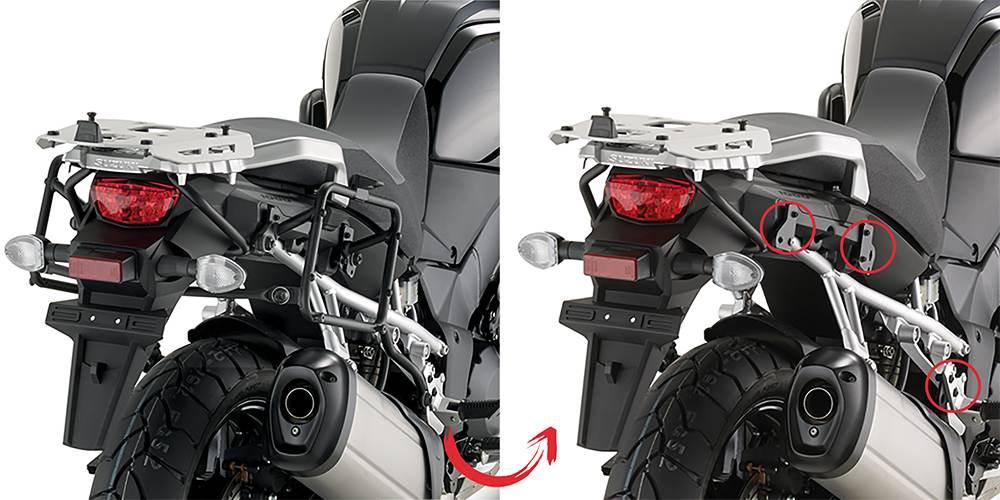 Kappa Stelaż Kufrów Bocznych Szybkiego Montażu Monokey Suzuki Dl 1000 V-Str