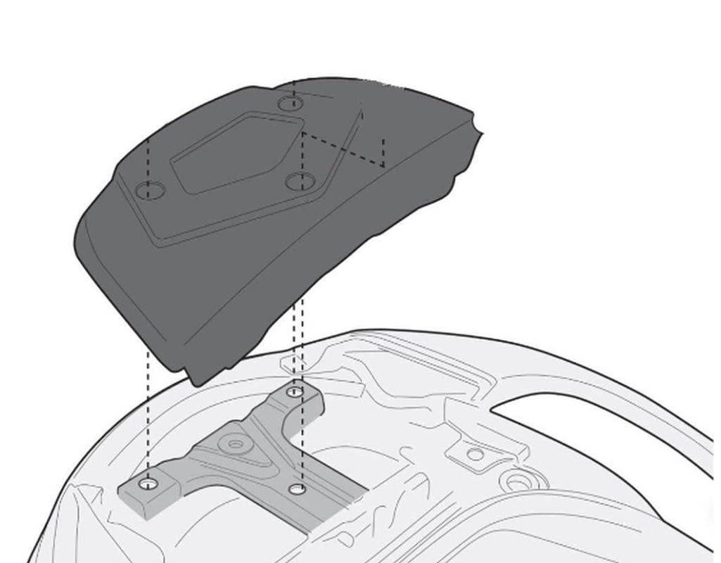 Kappa Stelaż Kufra Centralnego Suzuki Burgman 650 Executive '02-'20 Z Płytą