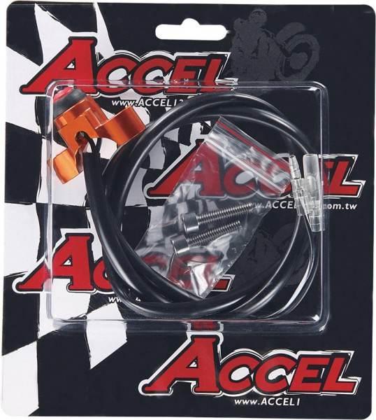 Accel Wyłącznik Zapłonu Uniwersalny Aluminiowy Kolor Zielony Ks-01Gr -