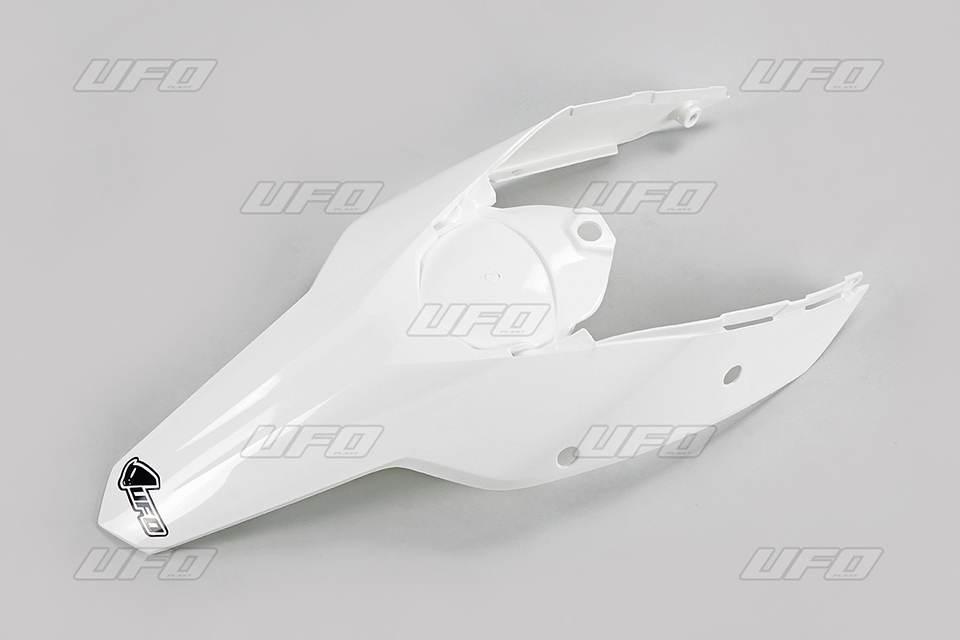 Ufo Błotnik Tył Ktm Exc '08-'11 Z Boczkami Tylnymi Kolor Biały