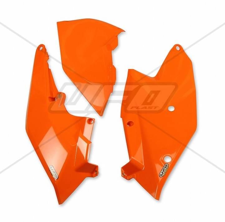 Ufo Boczki Tylne Ktm Sx/Sxf '16-'18, Exc/Excf Tpi '17-'19 Z Pokrywą Filtra