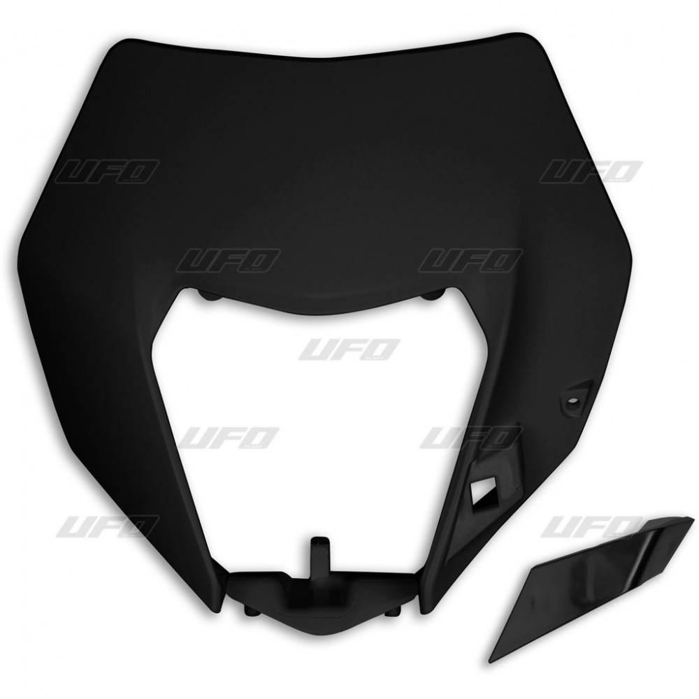Ufo Osłona Lampy Przód Ktm Exc/Excf 14-16 Kolor Czarny Wzór Oem