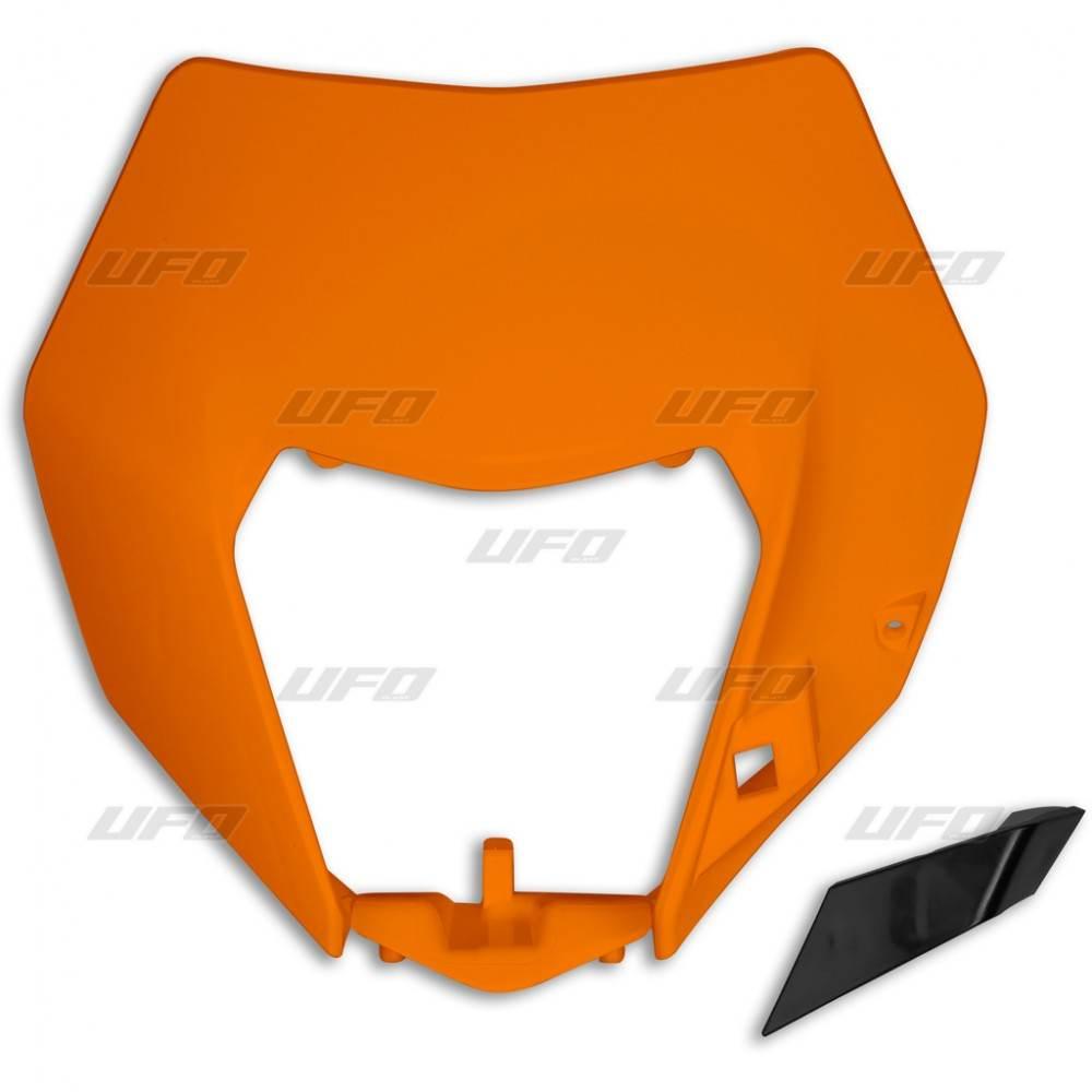 Ufo Osłona Lampy Przód Ktm Exc/Excf 14-16 Kolor Pomarańczowy Wzór Oem