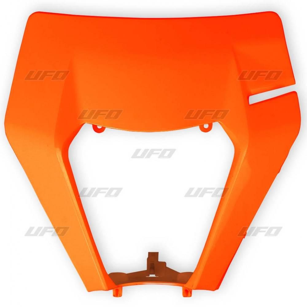 Ufo Osłona Lampy Przód Ktm Exc/Excf Tpi 17-19 Kolor Pomarańczowy Wzór Oem