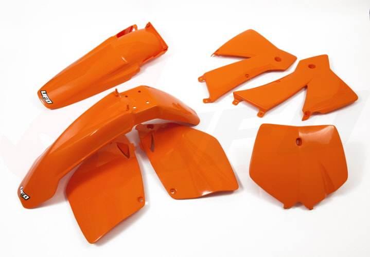 Ufo Komplet Plastików Ktm Sx-Sxf '01-'02 Kolor Pomarańczowy Kt501E127