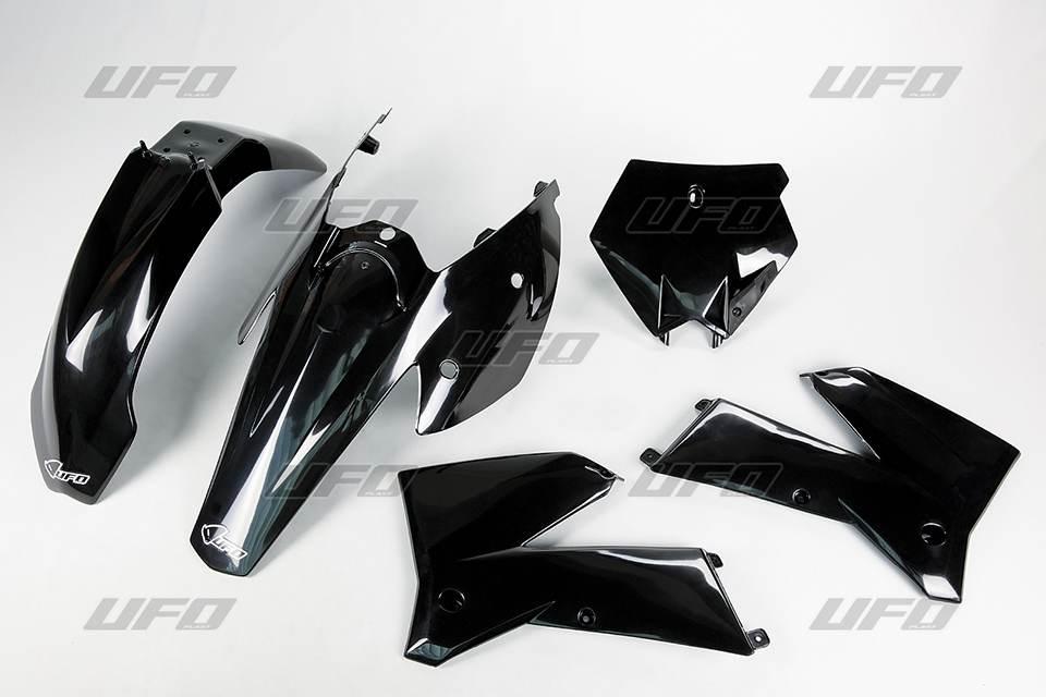 Ufo Komplet Plastików Ktm Sx '05-'06, Exc '05-'07 Kolor Czarny Kt503E001 Bł