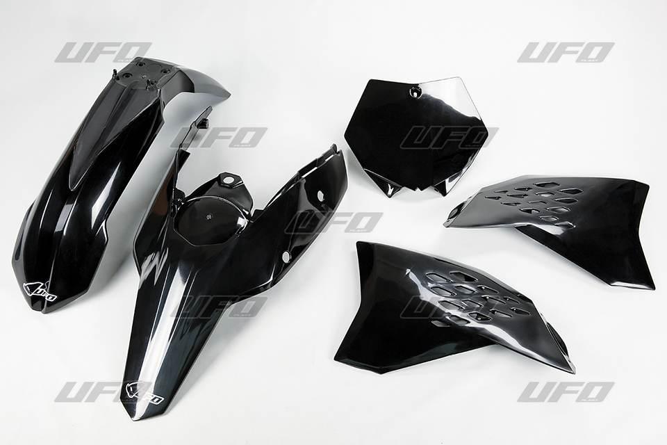 Ufo Komplet Plastików Ktm Sx/Sxf '07-'10 Kolor Czarny Kt506E001