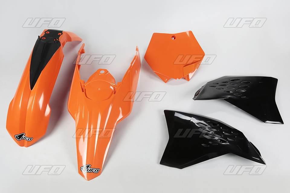 Ufo Komplet Plastików Ktm Sx/Sxf '07-'10 Kolor Oem Pomarańczowy/Czarny Kt50