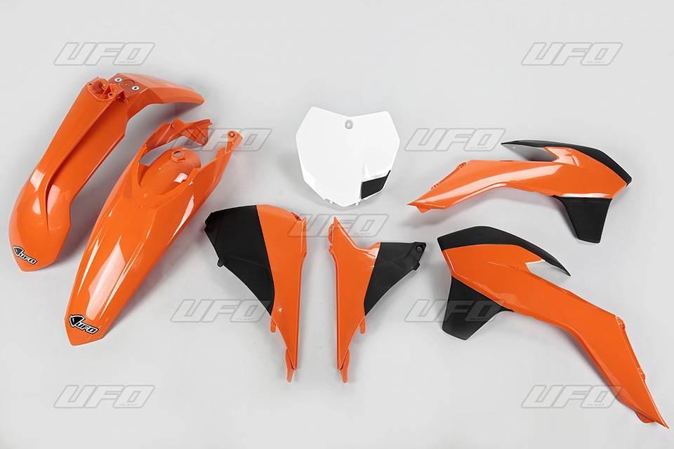 Ufo Komplet Plastików Ktm Sx/Sxf '13-'15, Sx 250 '16, Kolor Oem '13-'14 Pom