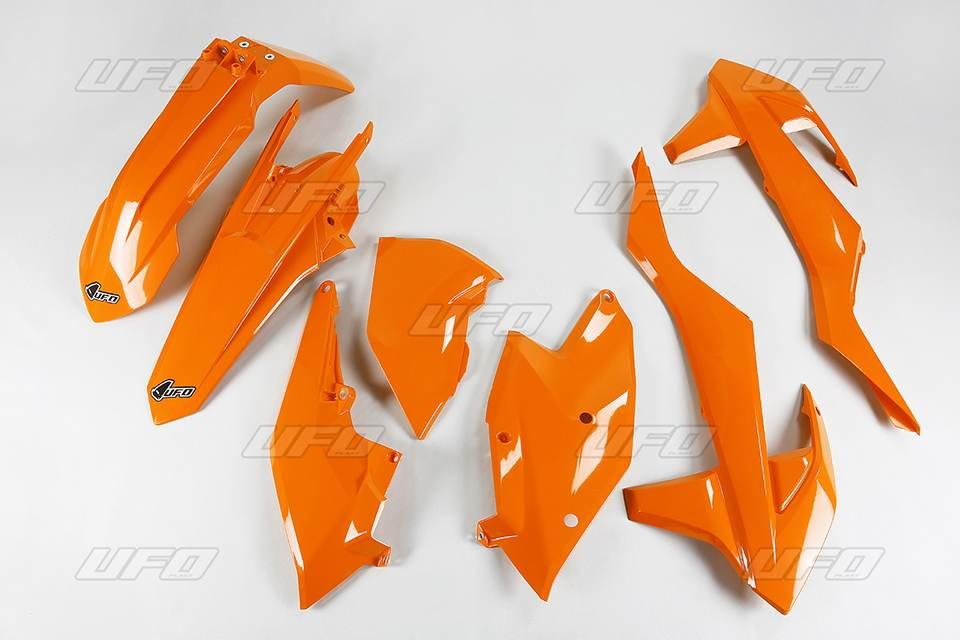 Ufo Komplet Plastików Ktm Exc/Exc-F Tpi '17-'19, Kolor Pomarańczowy Kt518E1