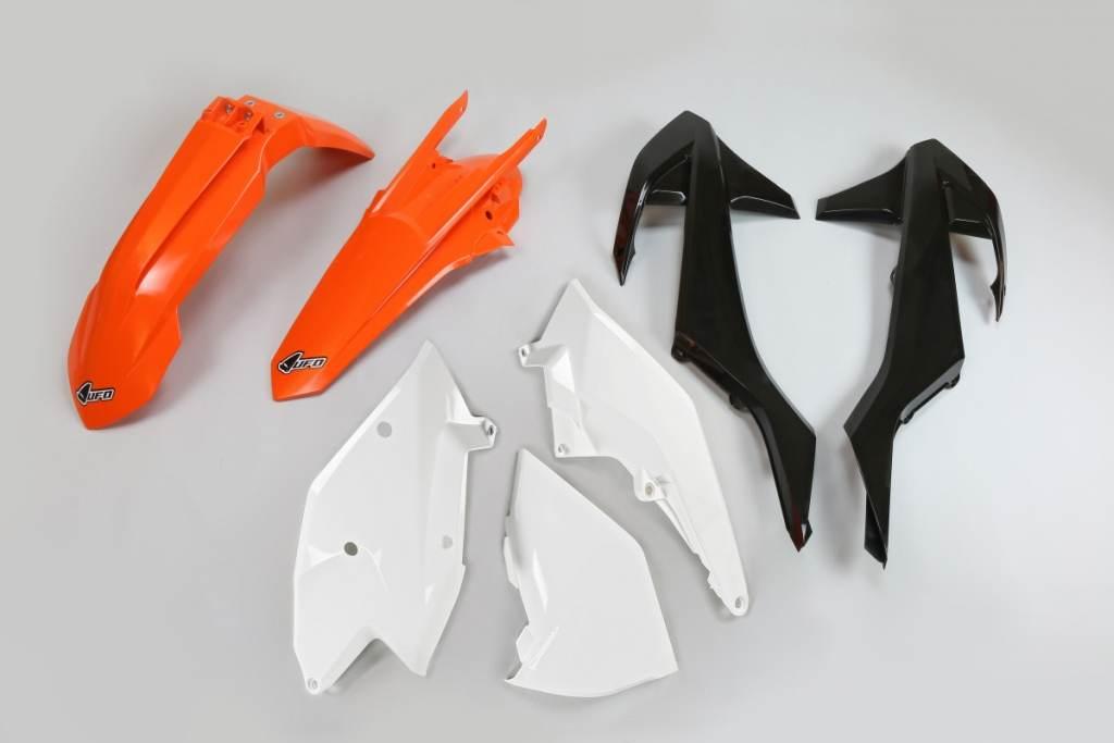 Ufo Komplet Plastików Ktm Exc/Exc-F Tpi '17-'19, Kolor Oem '18 Oem Pomarańc