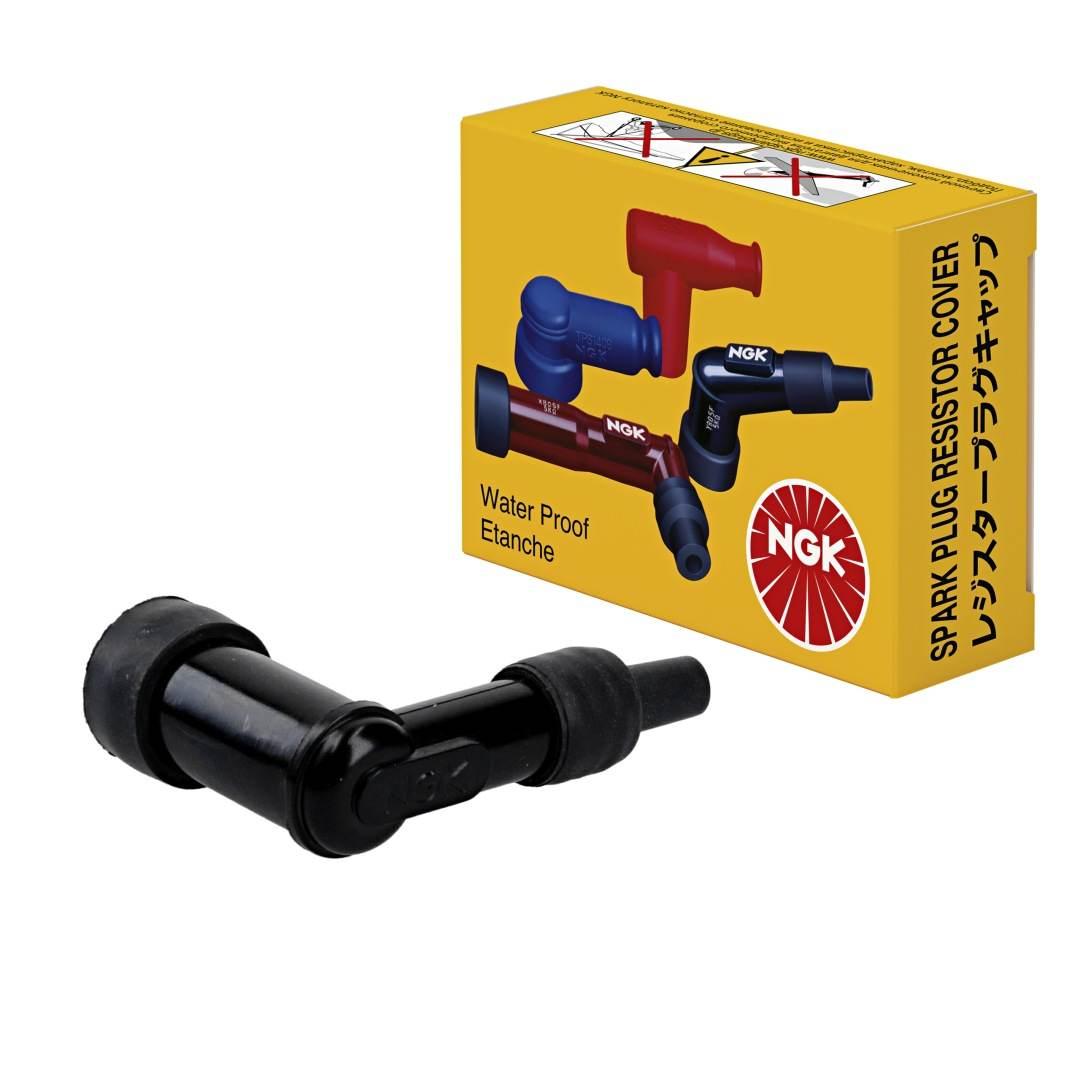 Ngk Fajka Na Świece Ebonitowa Kątowa 90 Kolor Czarny Nr 8330