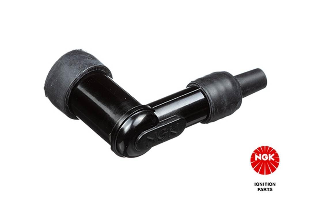 Ngk Fajka Na Świece Ebonitowa Kątowa 90 Kolor Czarny Nr 8330 - zdjęcie 2