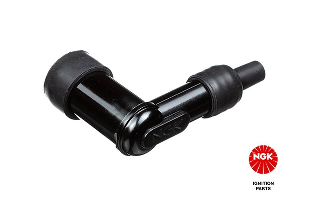 Ngk Fajka Na Świece Ebonitowa Kątowa 90 Kolor Czarny Nr 8060 - zdjęcie 2