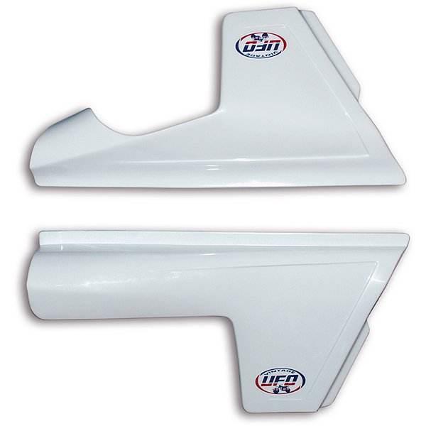Ufo Boczki Tylne Ktm 125/250/350/390/420/495 '81-'82 Kolor Biały