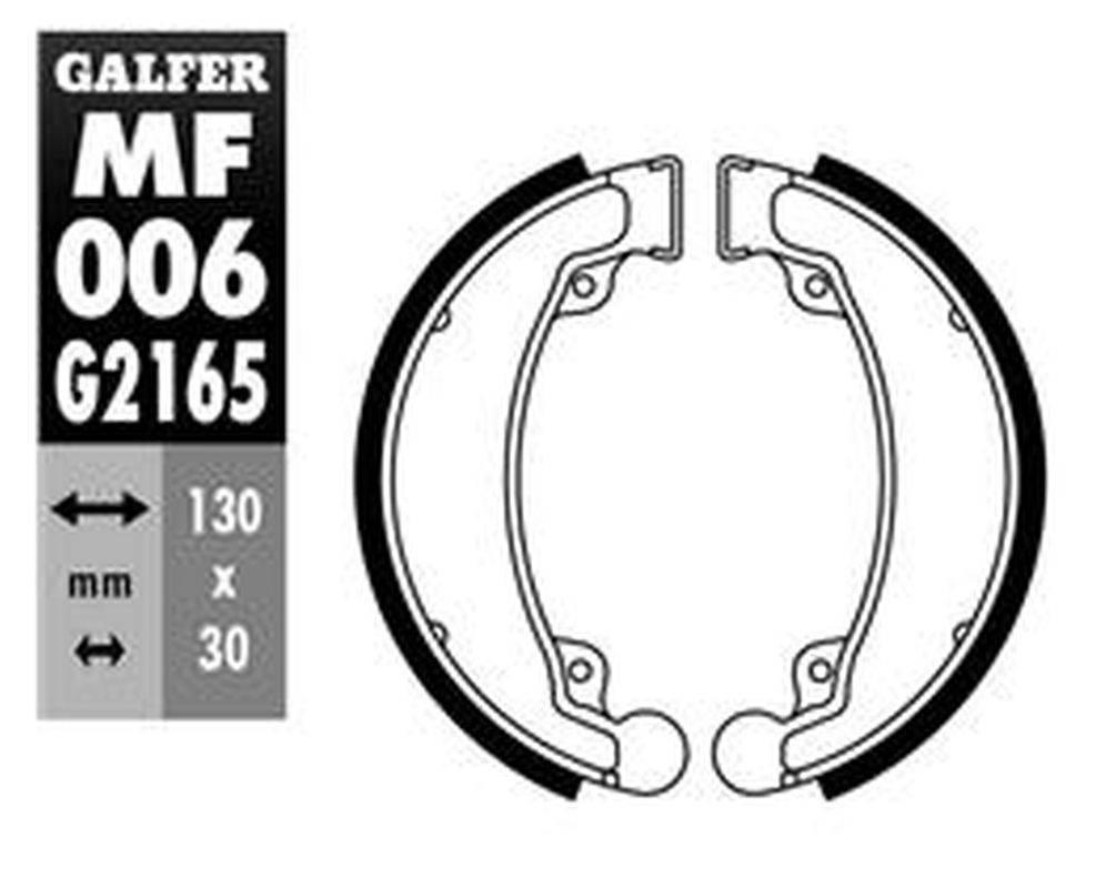 Galfer Szczęki Hamulcowe Tył Sh310 Honda Cb 125 '74-'89, Cb 250 '88-'97, Xb