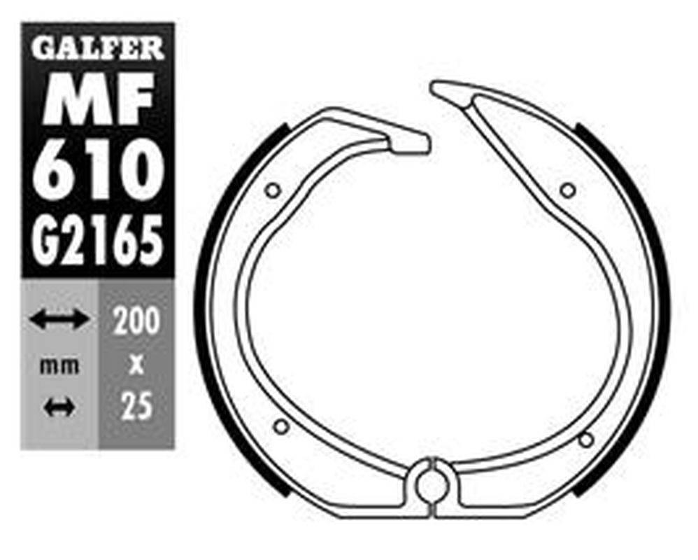 Galfer Szczęki Hamulcowe Tył Bmw R 100Gs/Pd '88-'94, R 100Rs '81-'82, R 45/ - zdjęcie 2