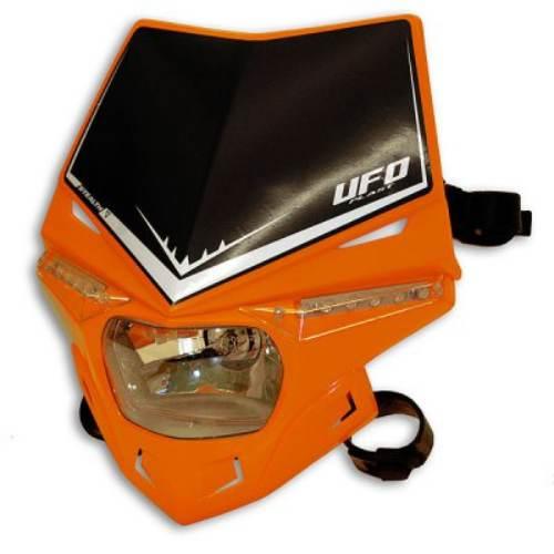 Ufo Lampa Stealth Homologowana Z Kierunkami Led Kolor Pomarańczowo-Czarny