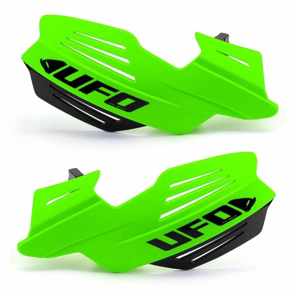 Ufo Osłony Rąk Handbary Vulcan Kolor Zielony Neon Z Mocowaniami