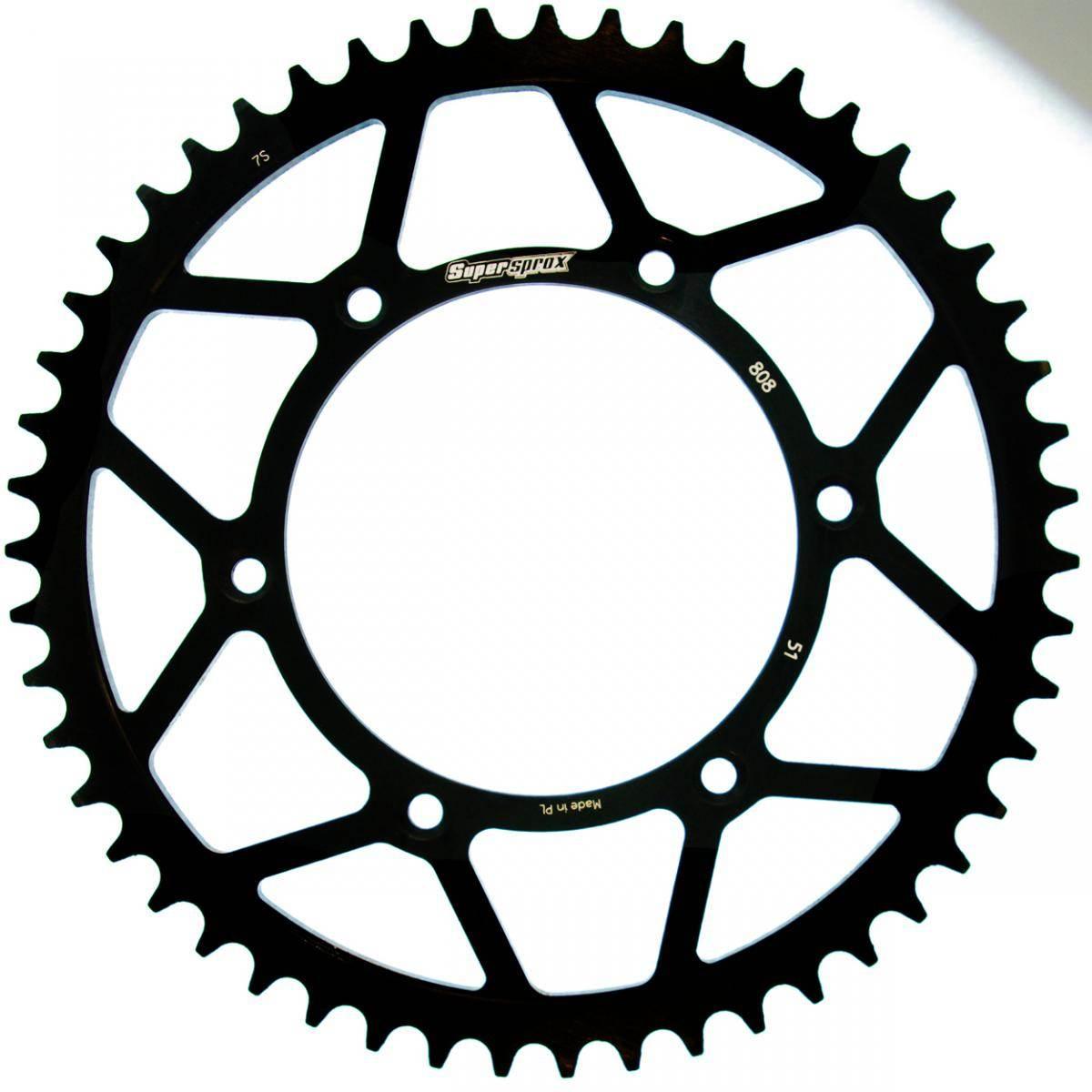 Supersprox Zębatka Tylna 808 51 Suzuki Rm/Rmz Jtr808.51 Kolor Czarny Stalow