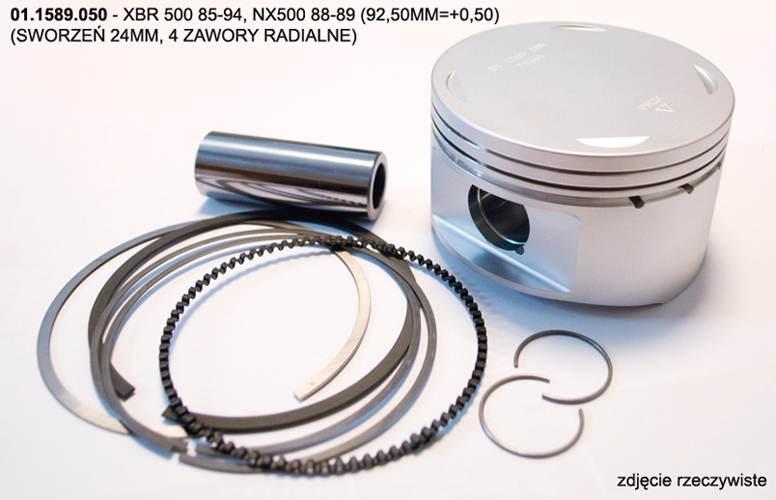 Prox Tłok Honda Xbr 500 85-94, Nx 500 88-89 92,50Mm=+0,50 Sworzeń 24Mm, 4 Z