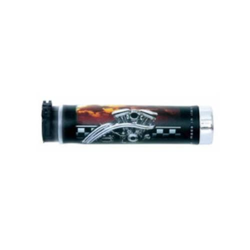 Harri's Manetki 02601-Bth Silnik V-Twin Końcówka Chrom 130 Mm/22 Mm Bez Otw