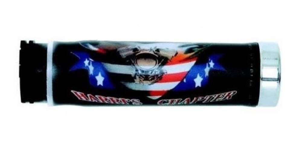Harri's Manetki 02601-Hc Flaga Usa Końcówką Chrom 130 Mm/22 Mm Bez Otworu K