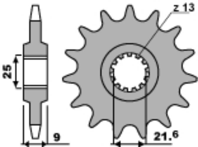 Pbr Zębatka Przednia 2049 19 18Nc Yamaha Fzr 400Rr 4 Dx 88-95 Jtf1587.19 Ła