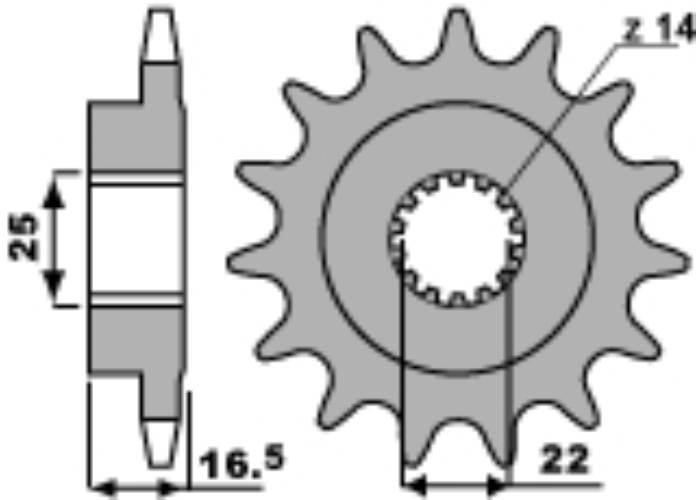 Cht Zębatka Tylna 2114 15 Ducati 796/820/821/848/992/998/999 1000 1100 Jtf7