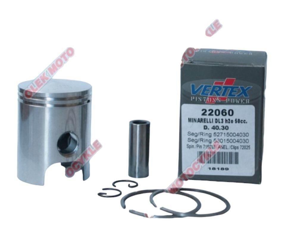 Vertex Tłok Minarelli 50,Water Cooled 40,80 Mm +0,50 Mm Pierścienie 5301500