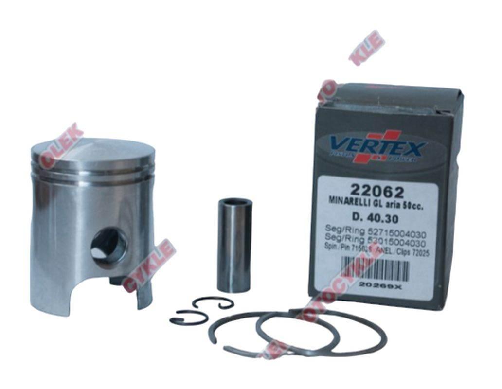 Vertex Tłok Minarelli 50 Dl3,Air Cooled 40,30 Mm Nom