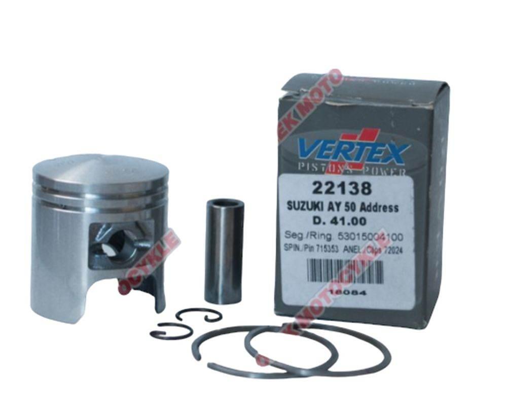 Vertex Tłok Suzuki Morini, Derbi Skutery 50 Ccm 41,50Mm=+0,50Mm Sworzeń 10M