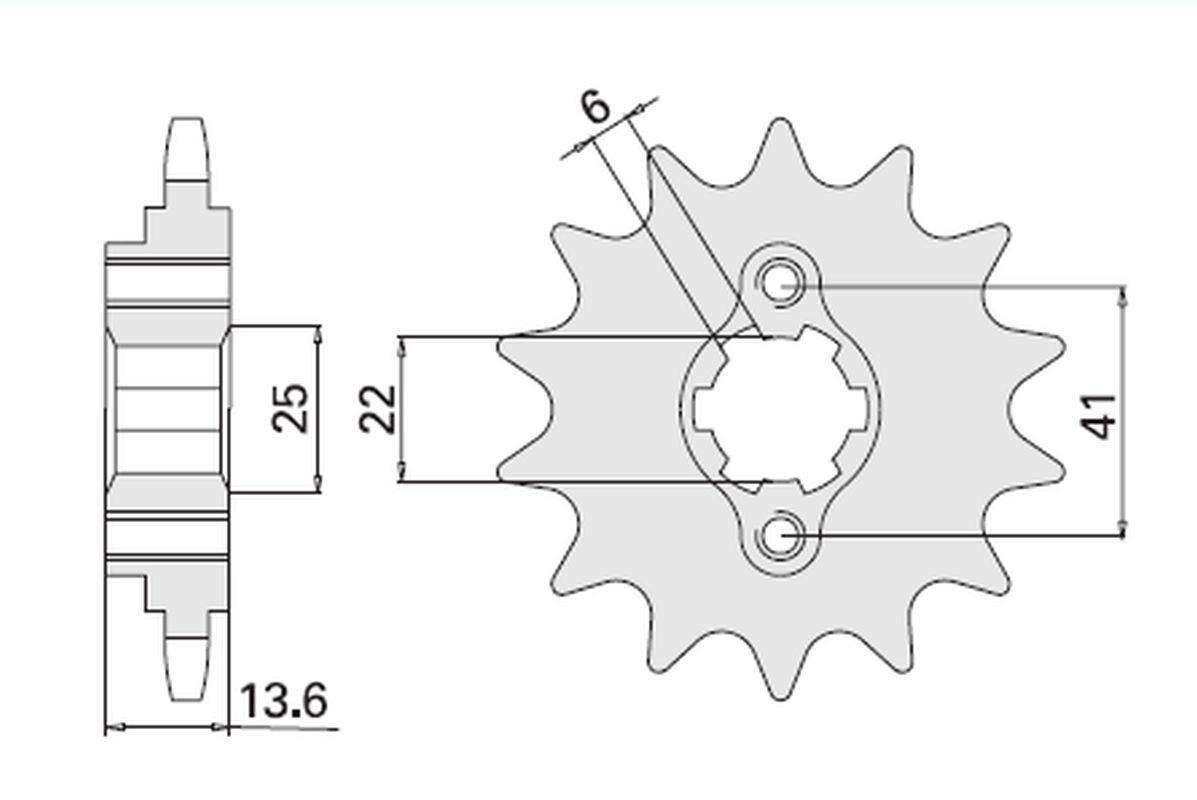 Cht Zębatka Przednia 293 16 Honda Vt 600 C '88-'89 293-16K Jtf293.16