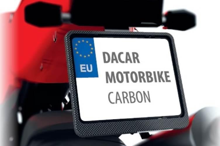 Biketec Ramka Pod Tablicę Rejestracyjną Motocykl/Motorbike Kolor Karbon 487
