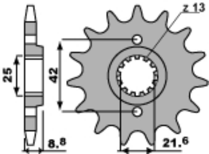 Pbr Zębatka Przednia 523 15 18Nc Kawasaki Klr600/650 '84-'90 Łańc. 520 Jtf5