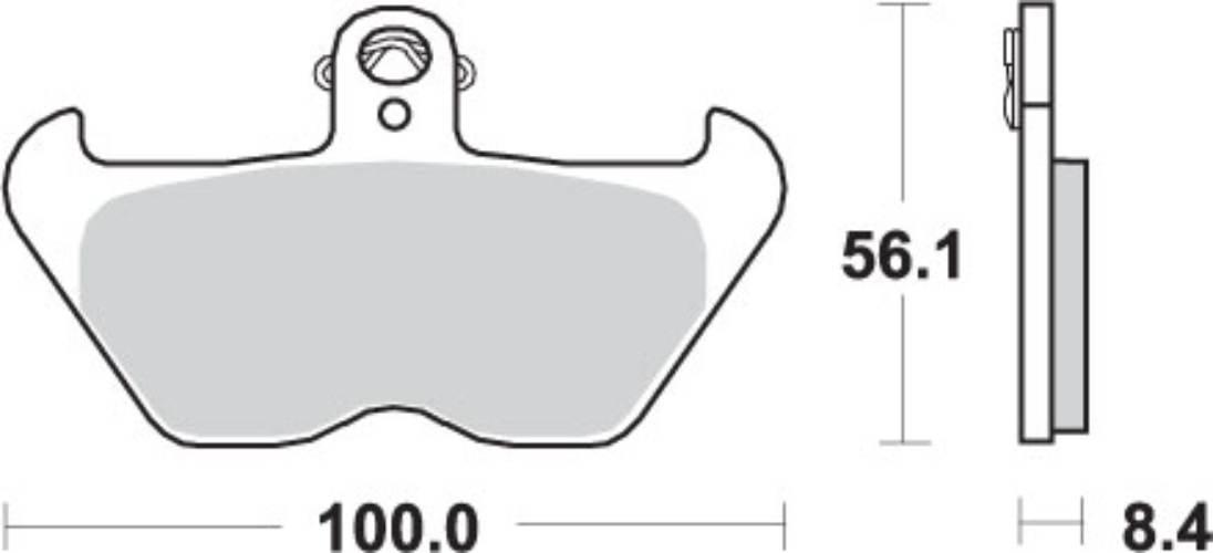Sbs Klocki Hamulcowe Kh407 Kh246 Street Performance Excel Sinter Kolor Złot