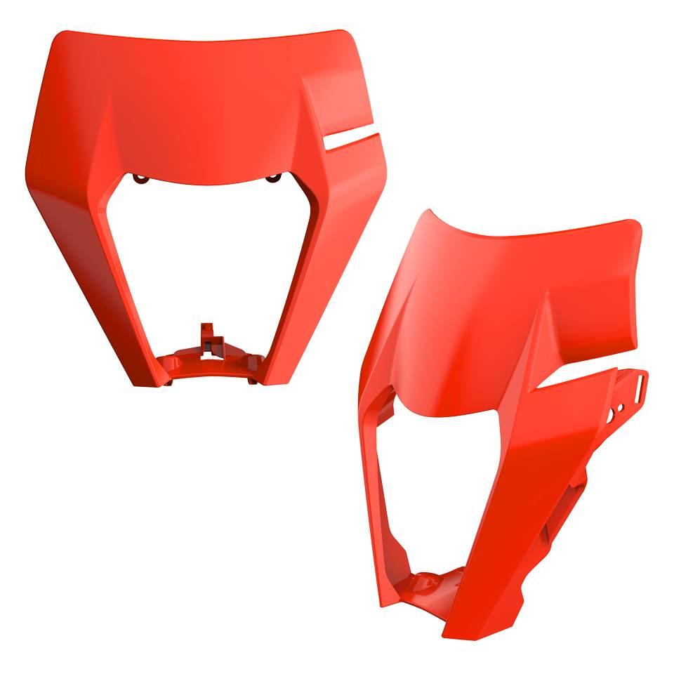 Polisport Osłona Lampy Przód Ktm Exc Exc-F Xc-W Xcf-W `17-19 Kolor Pomarańc