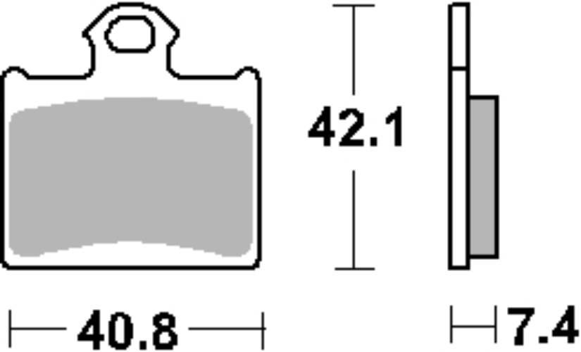 Sbs Klocki Hamulcowe Kh602 Off-Road Sinter Kolor Złoty Pasuje Do: Ktm Freer