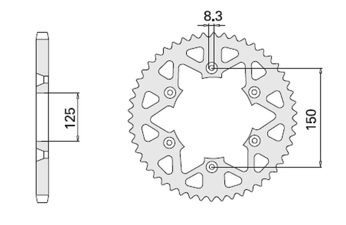 Cht Zębatka Tylna 899 38 897-38 Ktm Sx/Exc Sxf/Excf All Model '88-'21