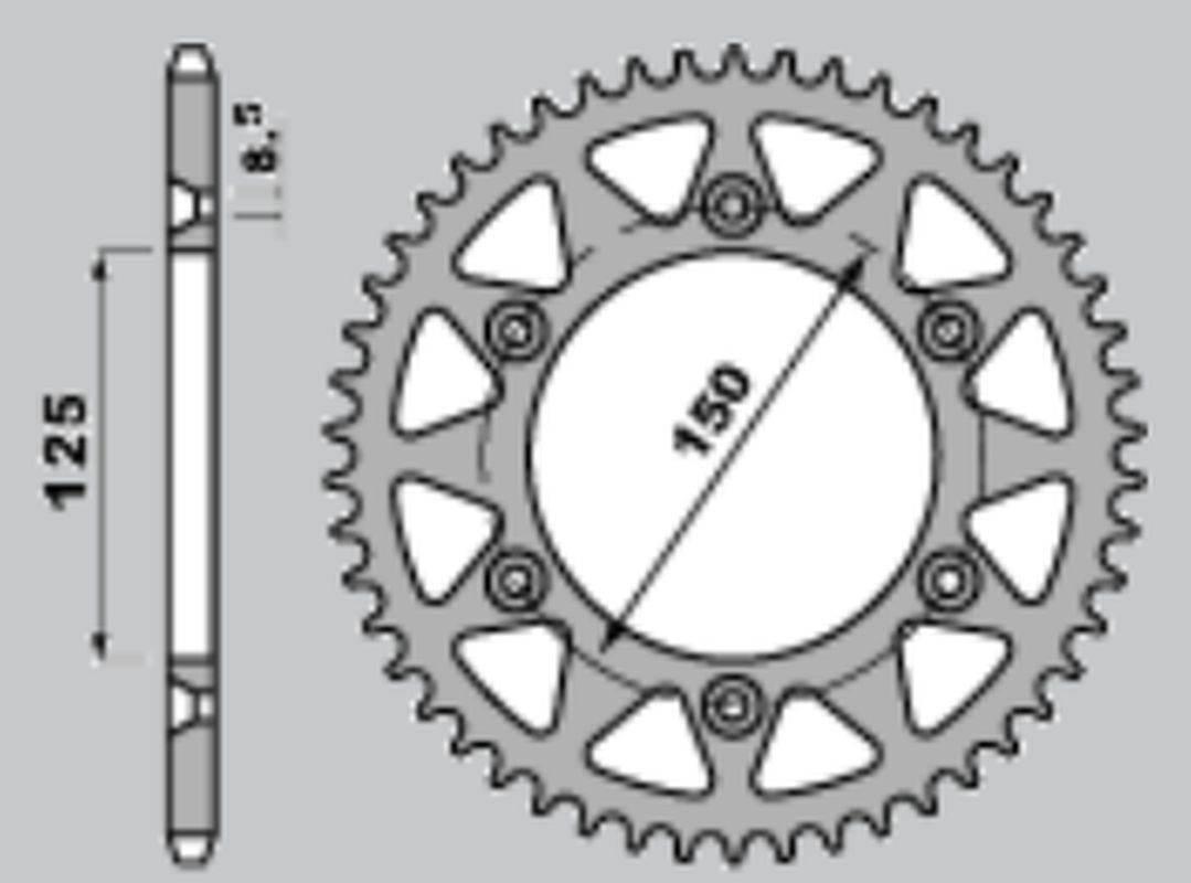 Grosskopf Zębatka Tylna Stalowa Ultralight Samoczyszcząca Self Cleaning 899 - zdjęcie 2