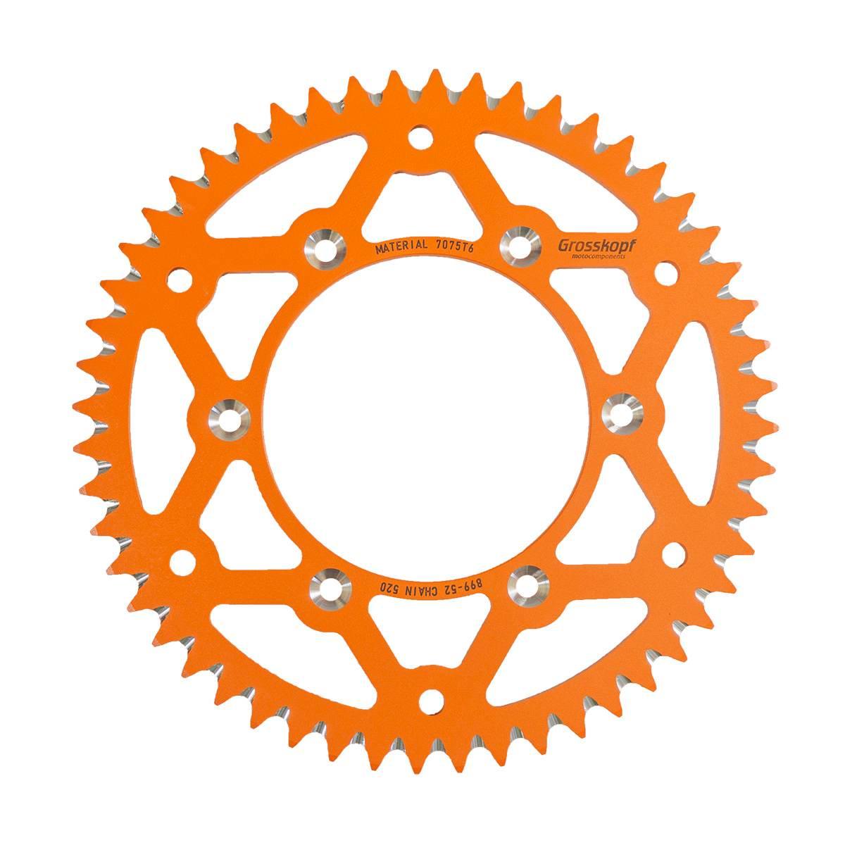 Grosskopf Zębatka Tylna Aluminiowa T7075 Ergal 899 52 89952 Ktm/Husqvarna/H